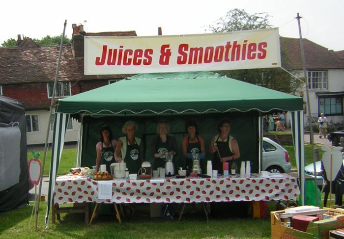 Stall selling Jucies and Smothies