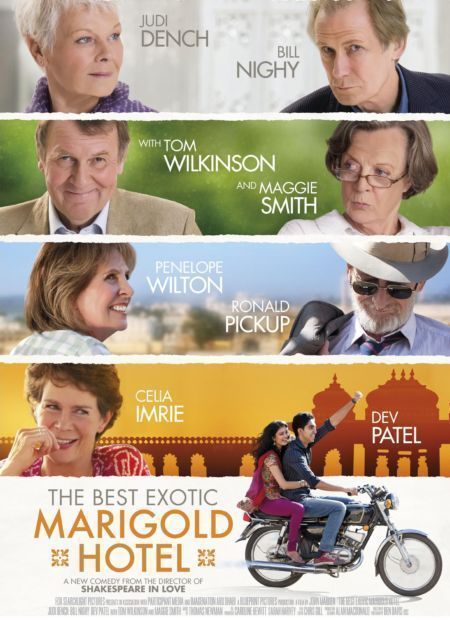 Film Poster  - - The Best Exotic Marigold Hotel
