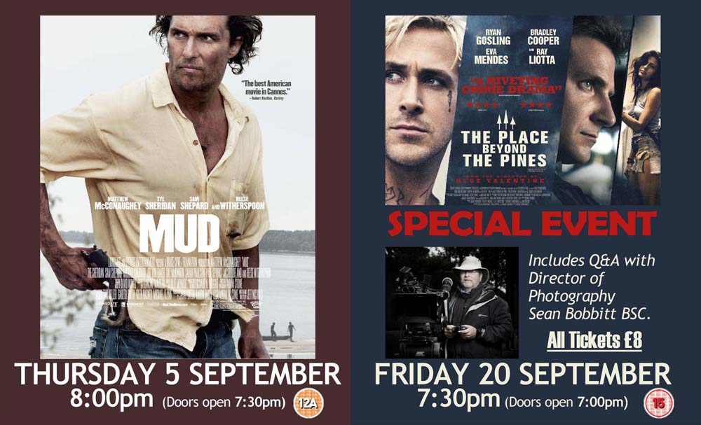 Film Poster for ...Mud and special event includes Beyond The Pines
