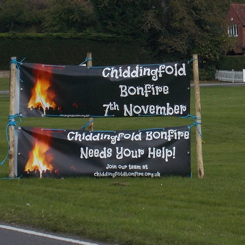 Bonfire sign 