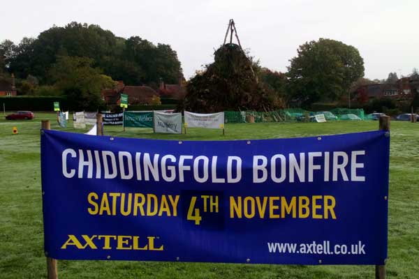 Chiddingfold Bonfire not complete