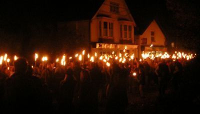 Tourchlight procession by Roberts Stores