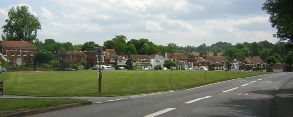 Village Green with buntings