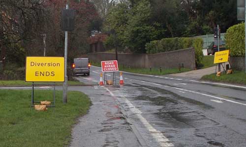 A283 Road Closure at Cherfold Thursday 13th Febuary