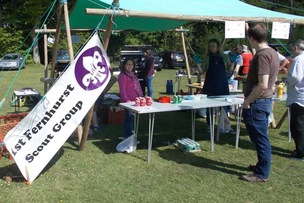 Fernhurst Scout Group burger stall