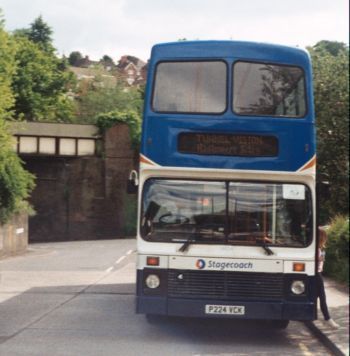 Bus at Weydown road