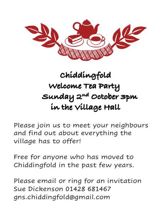 Village Welcome Lunch Poster
