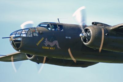 Front part B-52 Mitchell Bomber