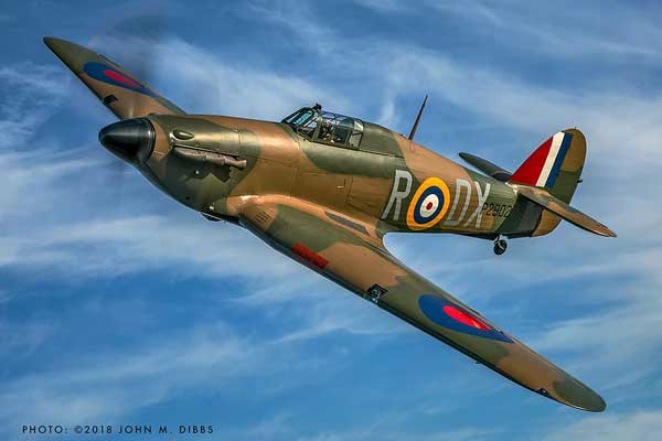 Hawker Hurricane Mk.I  in the air