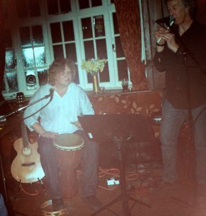 Hanging Tree Band   on drum and penny whistle