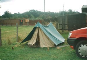 Tent made by PTC Dorking 1964  fly sheet 1969