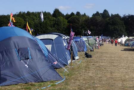 Tents at Weyfest