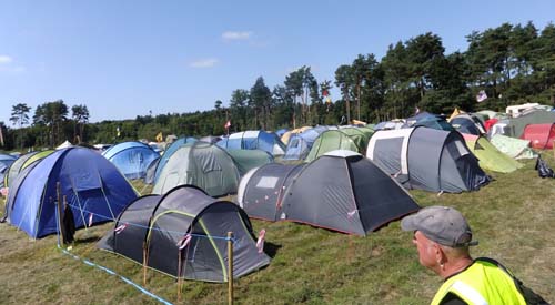 Tents at Weyfest