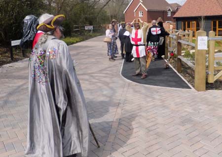 Tipteereres going into The Villagers Chiddingfold