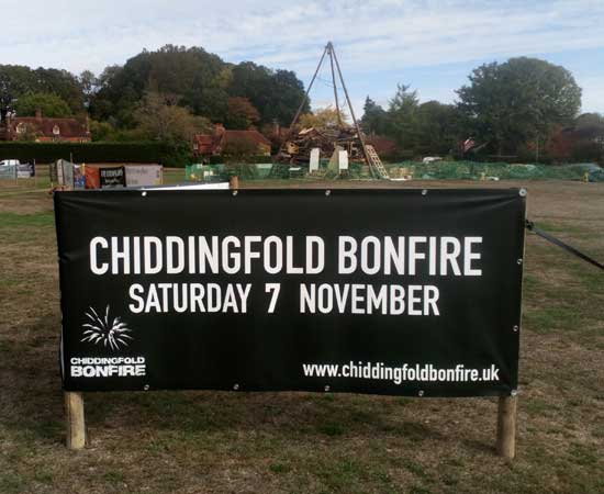 Chiddingfold Bonfire Banner